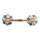 Royal Floral Ceramic Bridge Handle